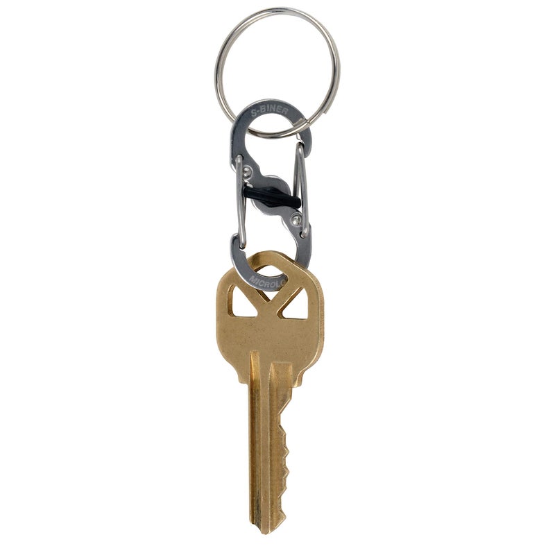 Nite Ize S-Biner MicroLock, Locking Key Holder, Stainless-Steel 2-Pack - Image 3